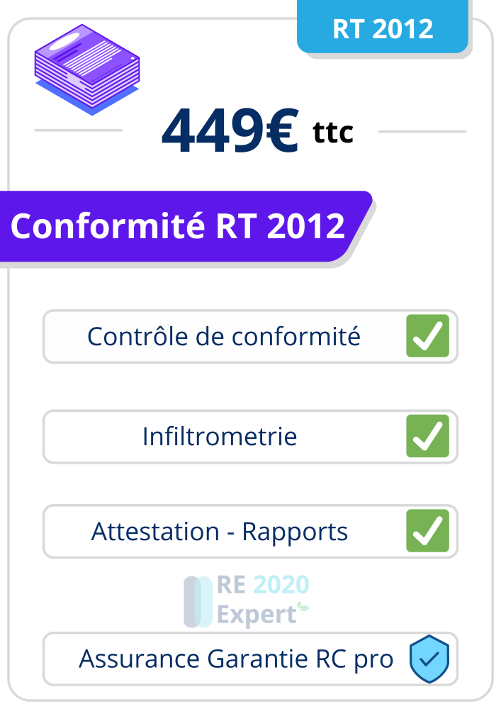 Pack Conformité RT 2012 | Infiltrometrie| DPE neuf