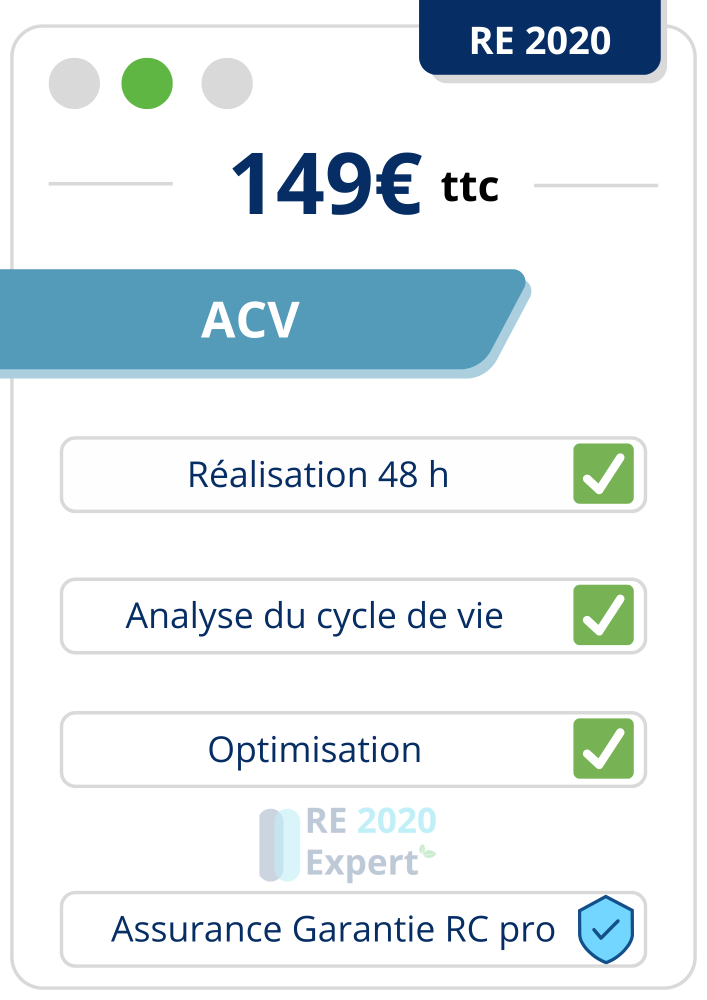 Pack ACV RE2020 | Analyse du Cycle de Vie