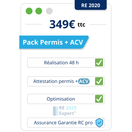 Pack Permis RE2020 + ACV